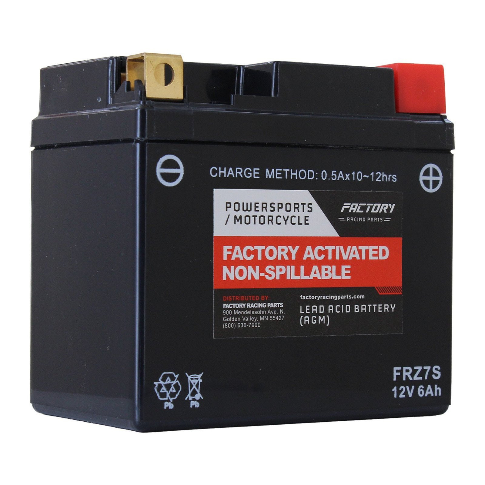 AGM Battery FRZ7S For ATVs Motorcycles & Scooters YTZ7S BTZ7S – Ready to Install