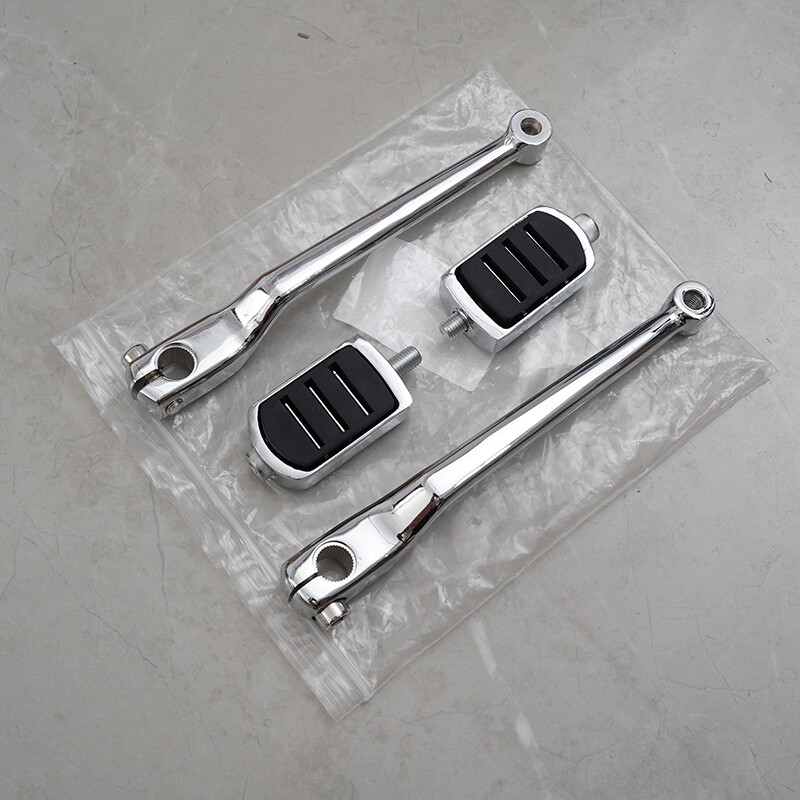 2x Chrome Gear Heel Toe Shift Lever Shifter Pegs Fit For Road King Glide Softail