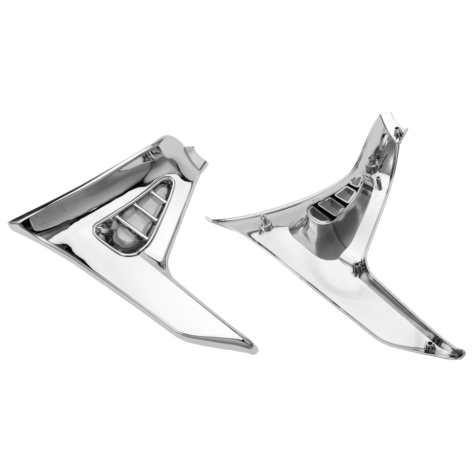 Chrome Side Fairing Trim Cover Fit For Honda Goldwing 1800 GL1800 2001-2011 2010