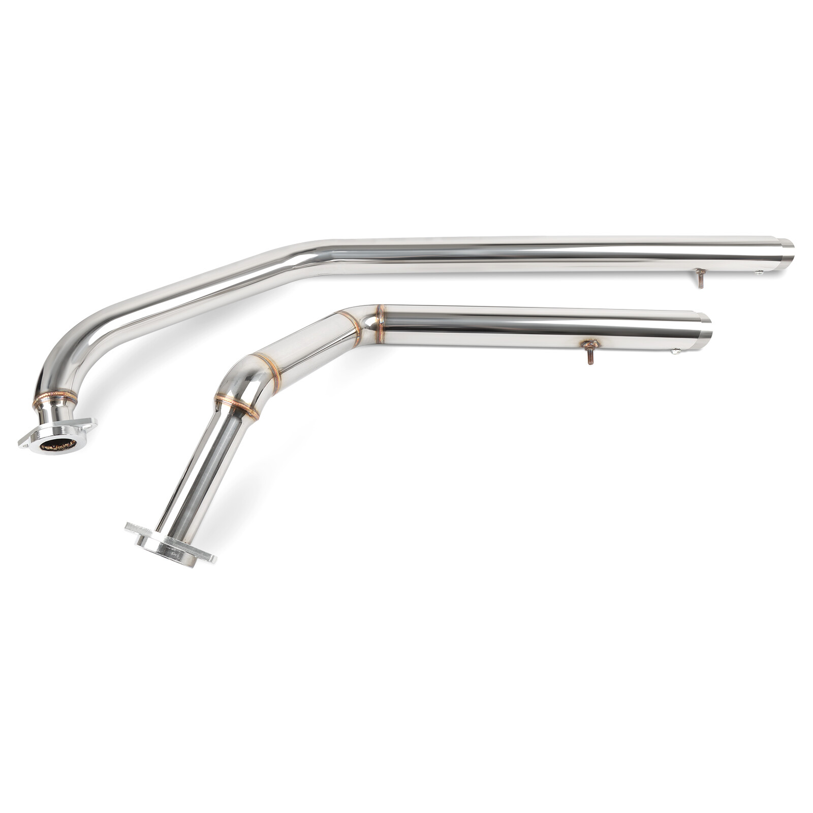 Chrome Exhaust Pipes Slash System For Suzuki Boulevard M50 C50 C/T VL800 Volusia