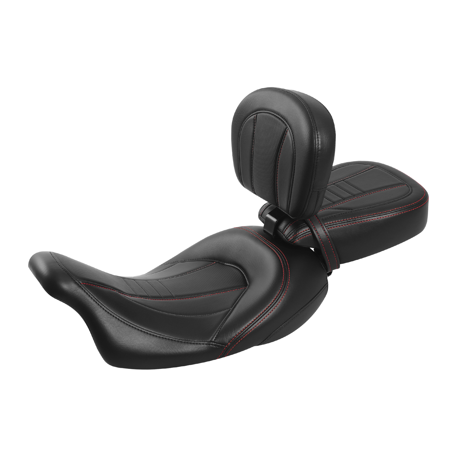Two Up Driver Passenger Seats & Rider Pad Fit For Harley Street Glide 2009-2023
