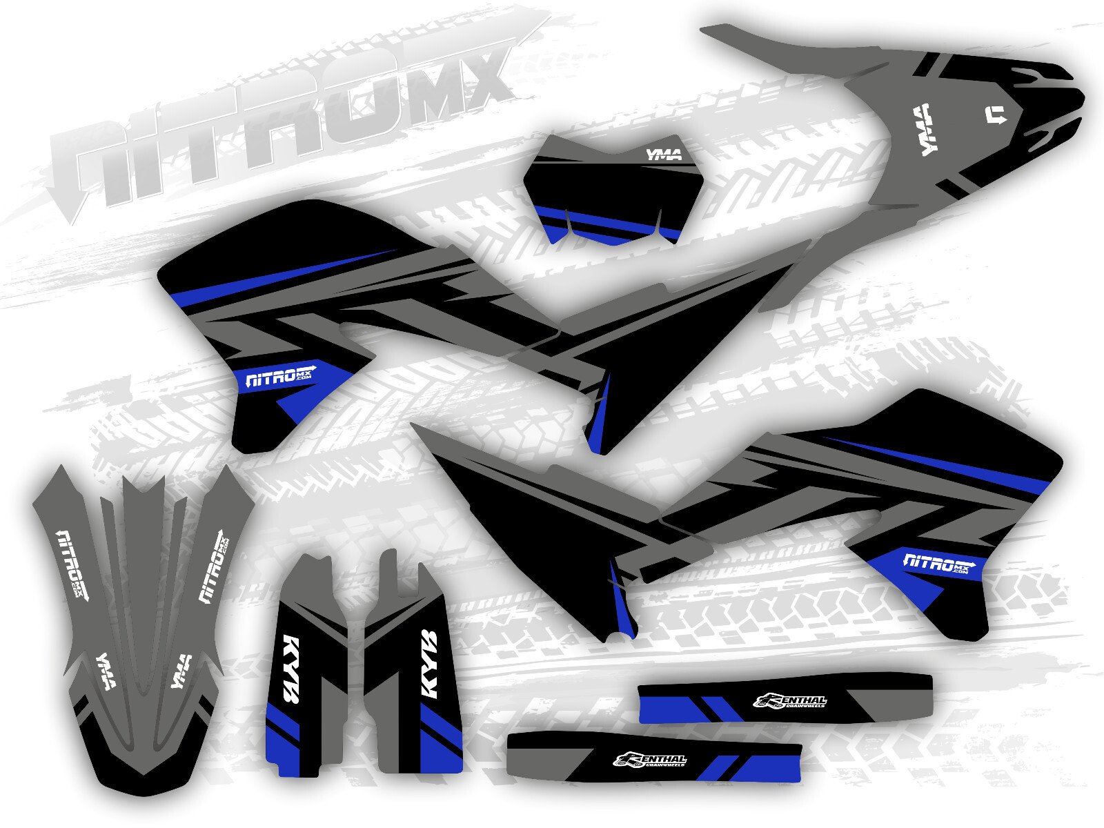 Graphics for Yamaha WR 250R 250X 2008 – 2014 2015 2016 2017 2018 2019 2020 2021
