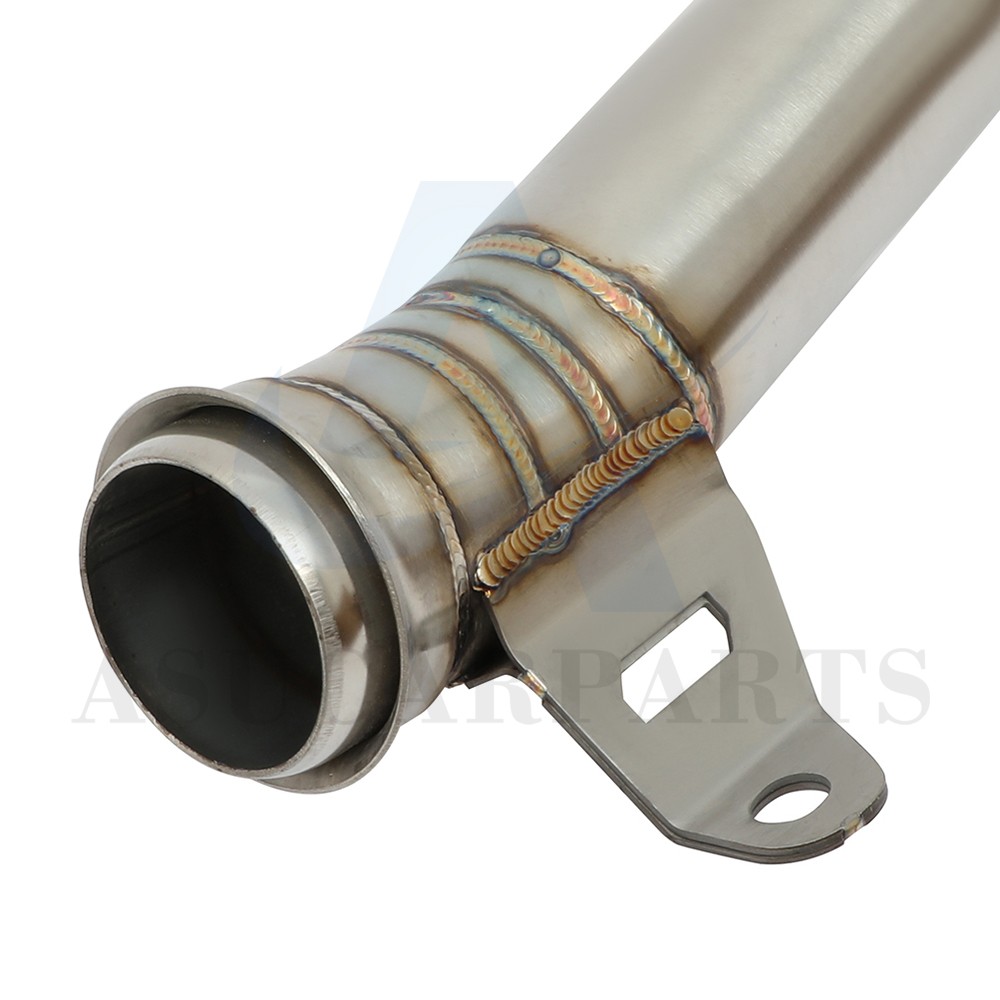 1Pcs Exhaust Muffler Mid Pipe Stainless Tube Eliminator For 2018-2020 Husqvarna