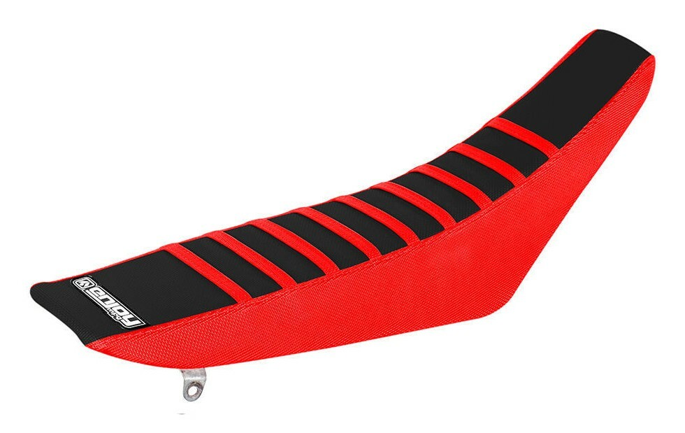 2003 – 2010 HONDA CR 85 SEAT COVER by Enjoy MFG RED & BLACK w/ RED RIBS #95