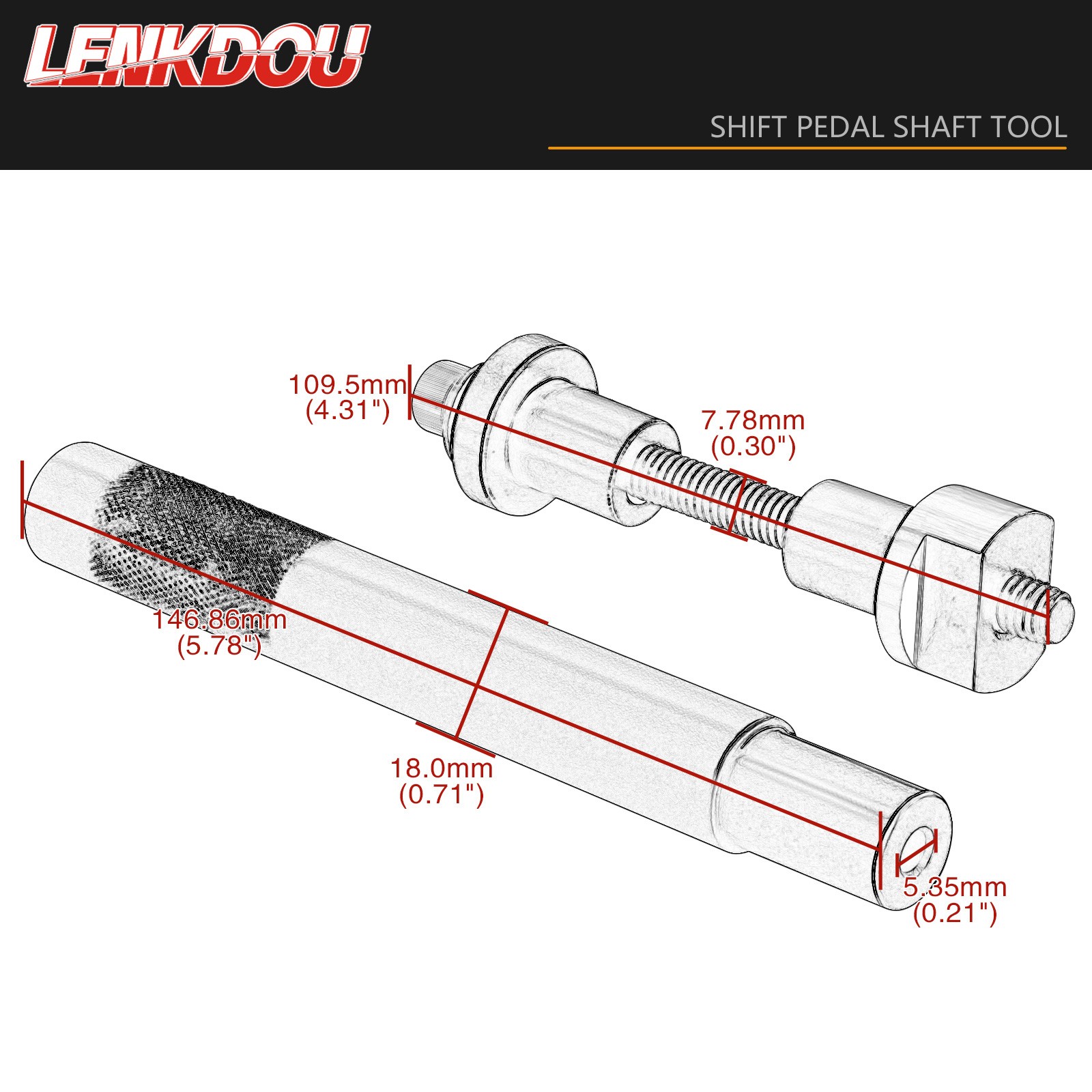 Replace Shift Pedal Shaft Bushing Tool Kit For Harley Electra Glide Street Glide