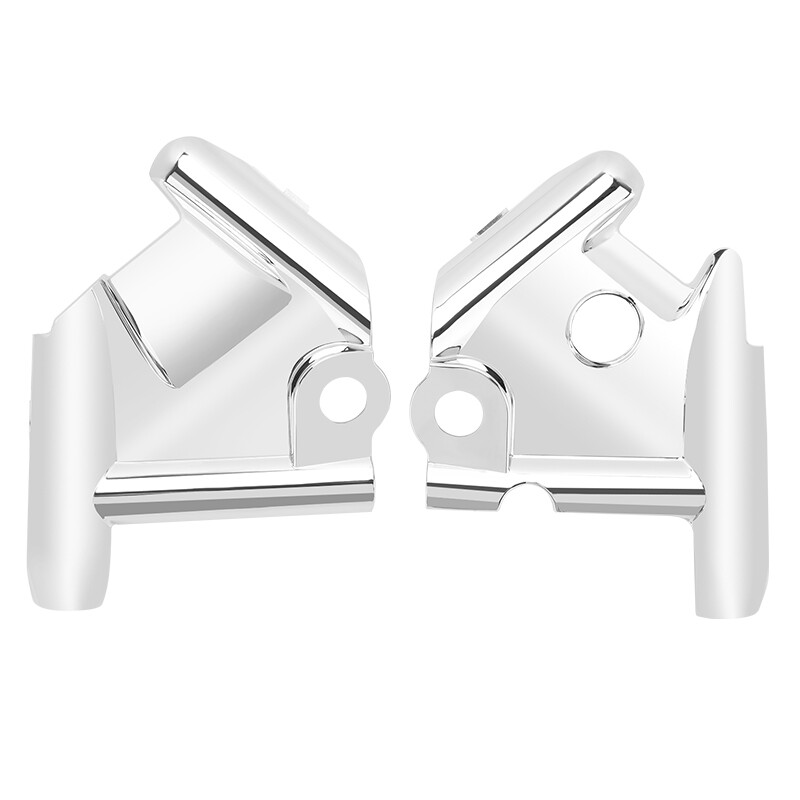 Pair Front Fork Upper Frame Neck Cover For Yamaha V-Star XVS1100 1999-2011