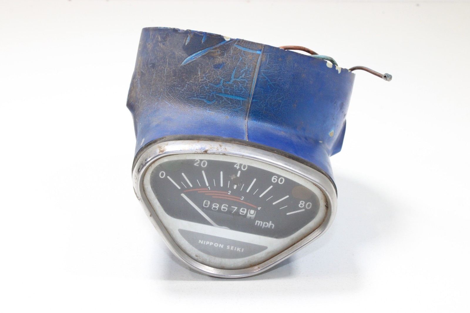 1969 Honda Speedometer Early Denso 80 mph S90 CL90