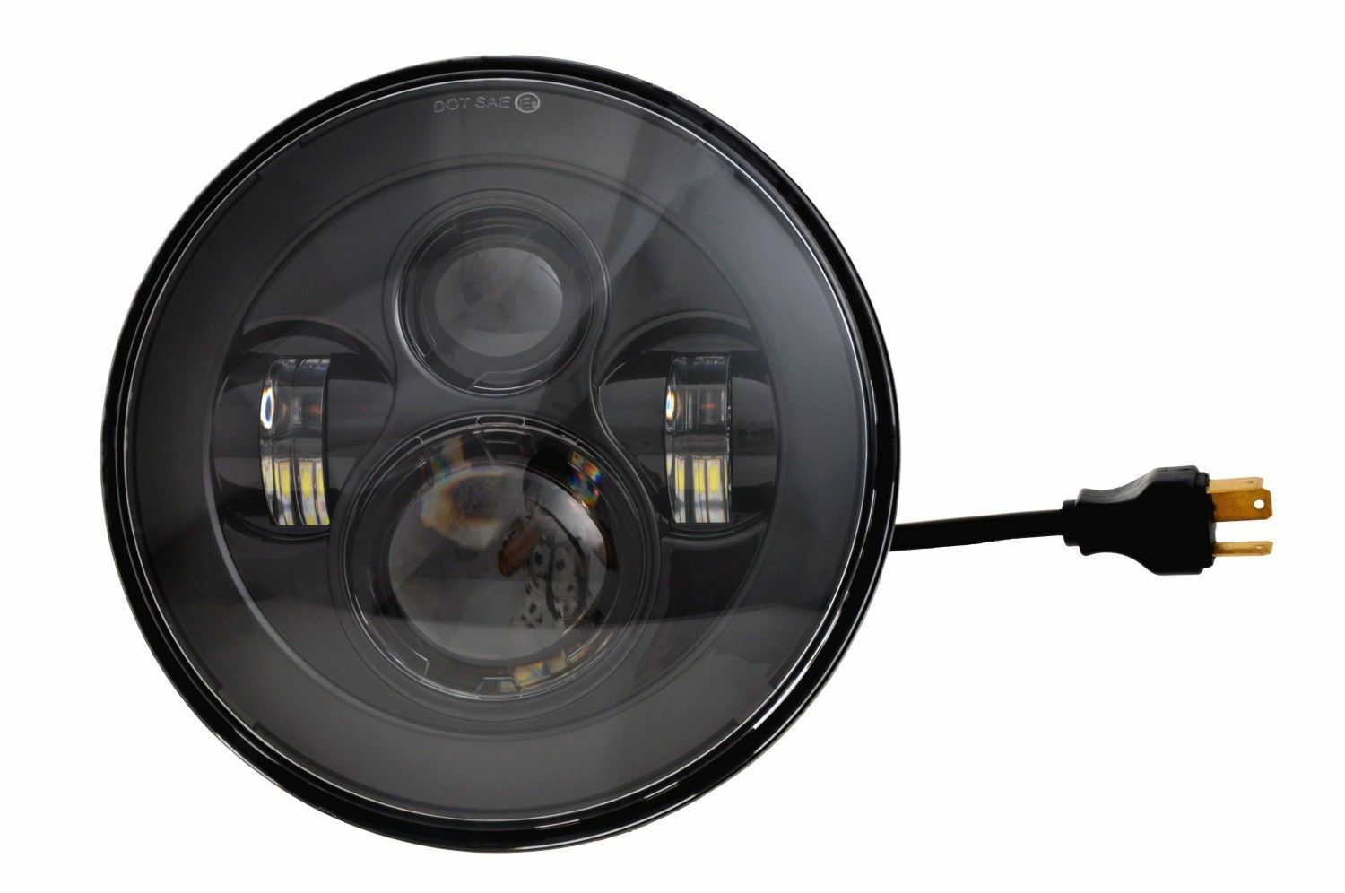 7″ inch DOT 80W LED Headlight Projector for Davidson Honda Yamaha Motorcycle