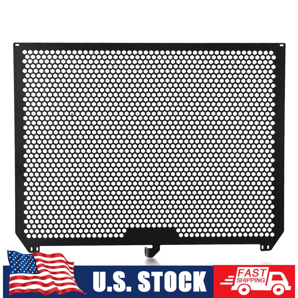 Motorcycle RADIATOR GUARD T5-5754 aluminium For Yamaha YZF R6 2017-2026 Black