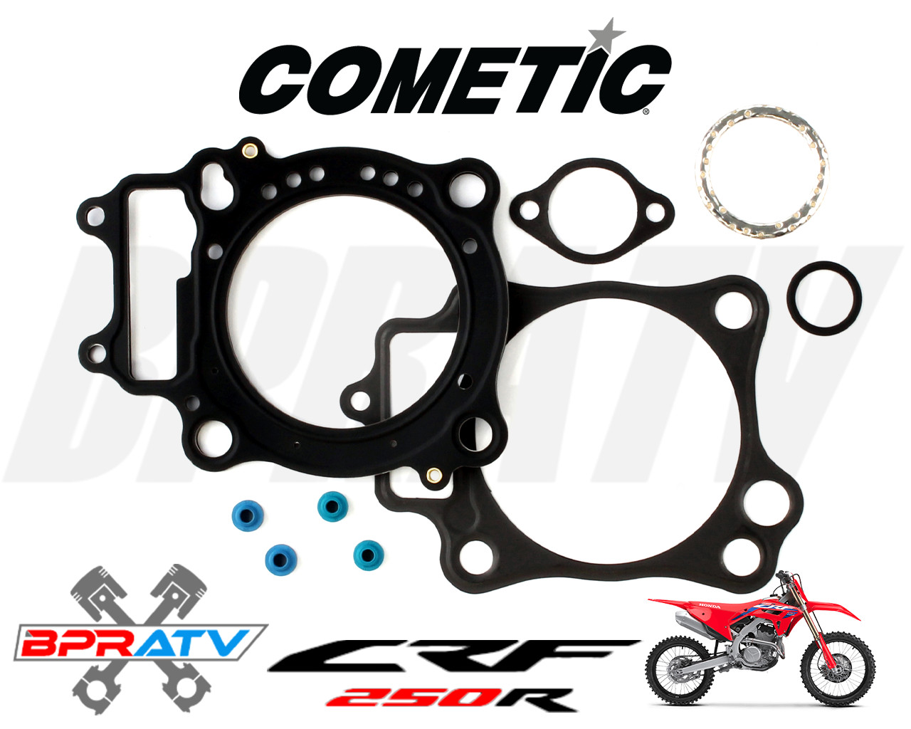 04-07 Honda CRF 250R 78mm Wiseco 13.5:1 Pump Piston Top End Rebuild Cylinder Kit