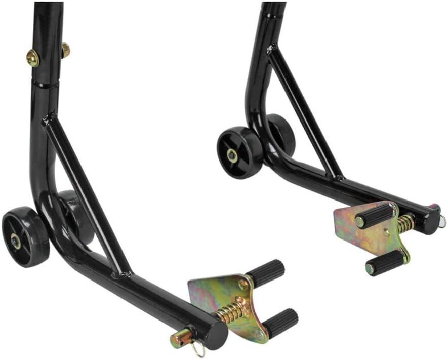 Sport Bike Front & Rear Spool-Style Lift Stand with Triple Tree Attachment