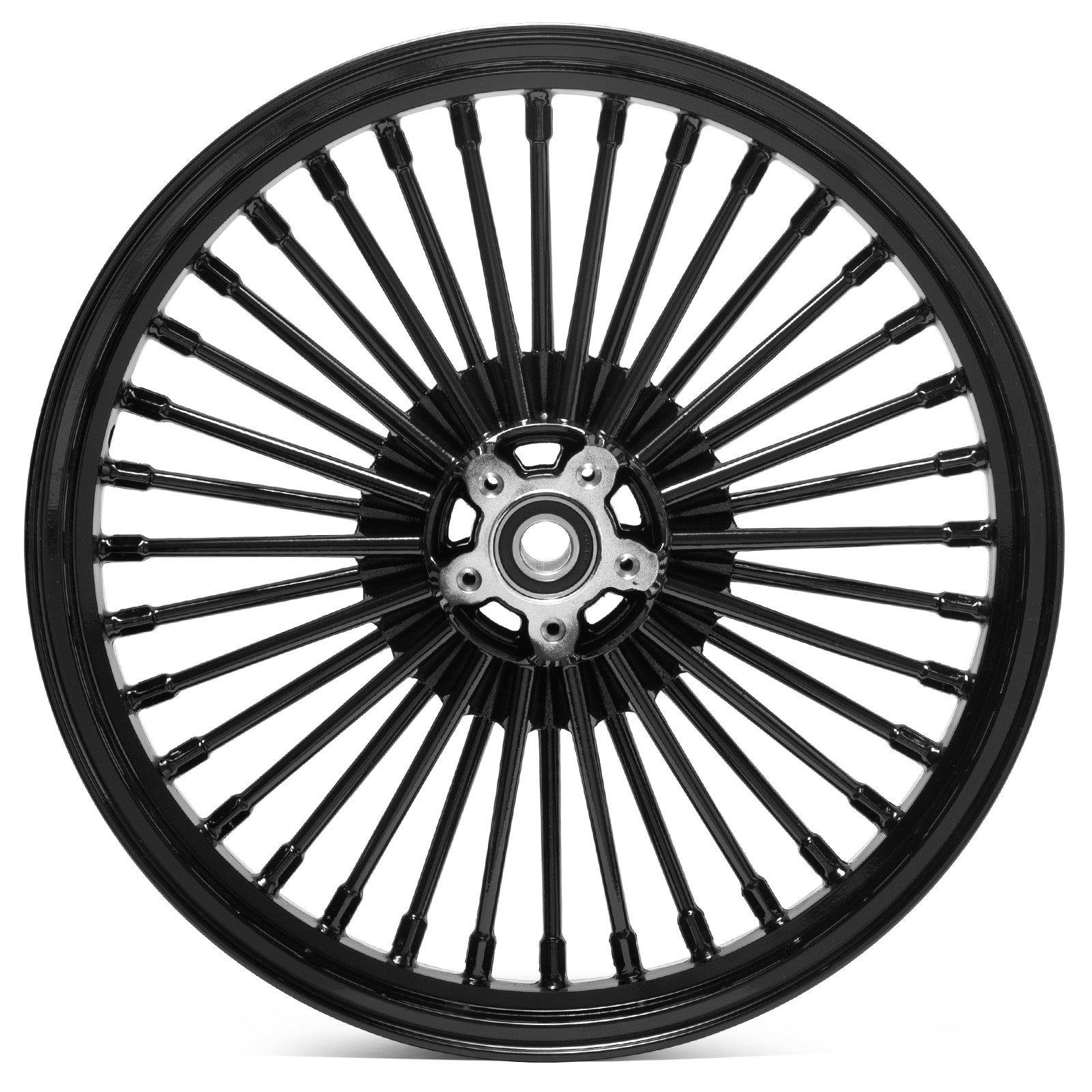 19″X2.5 Fat Spoke Front Wheel Rim for Harley Dyna Street Bob Low Rider 2000-2003