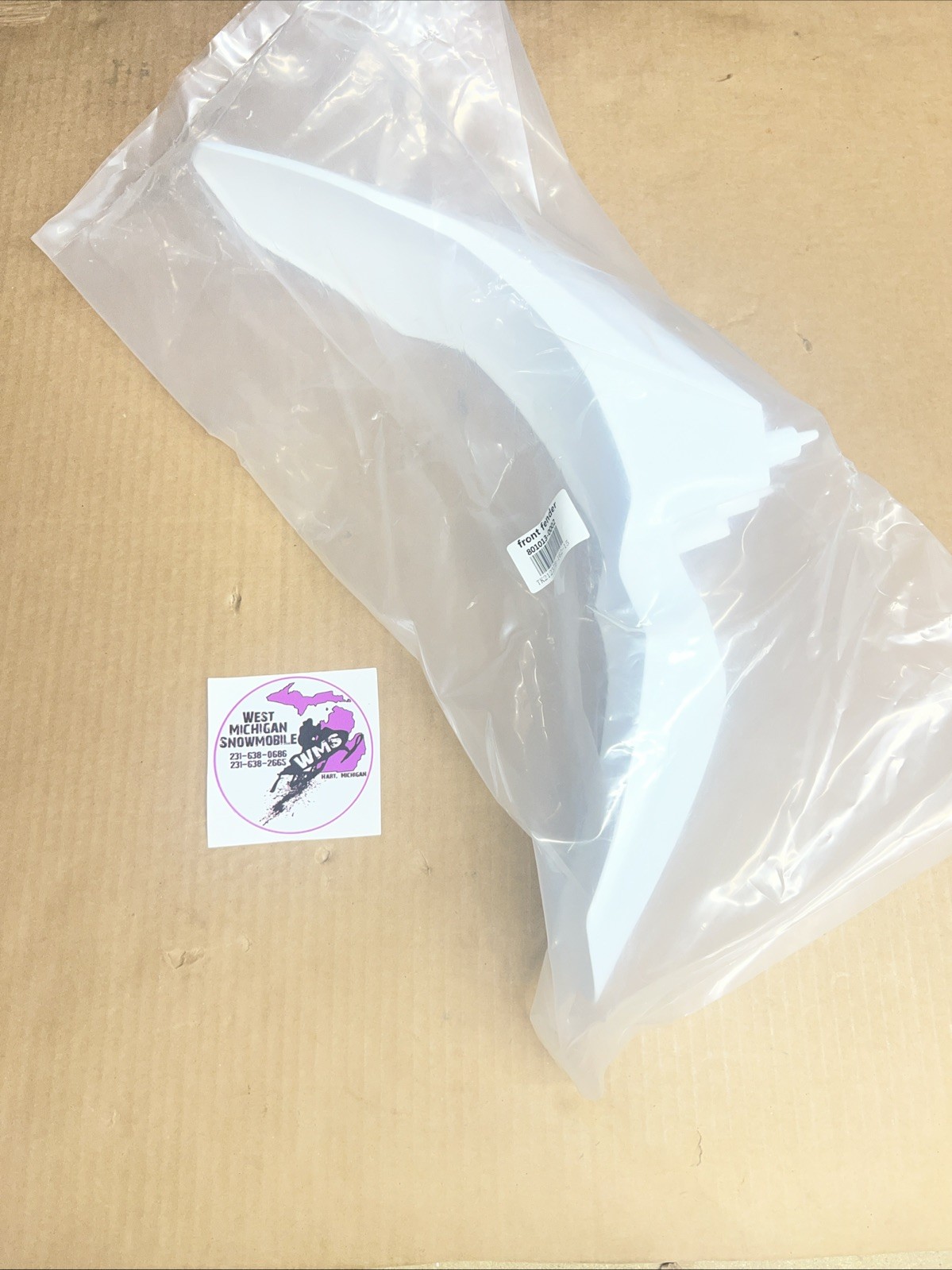 Kayo Front Fender P/N 801013-0002 TT125 TT140 OEM