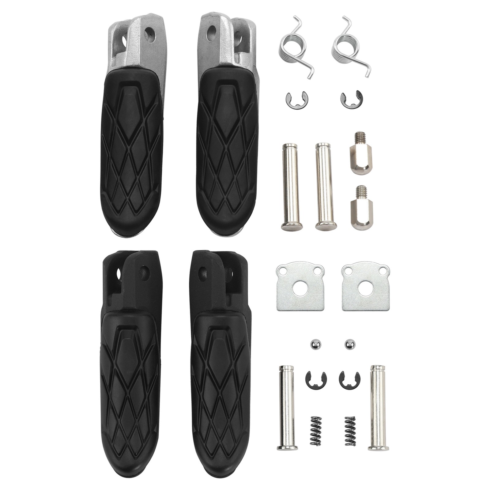 Driver & Passenger Footpegs Footrests Fit For Suzuki Hayabusa GSX1300R 2022-2024