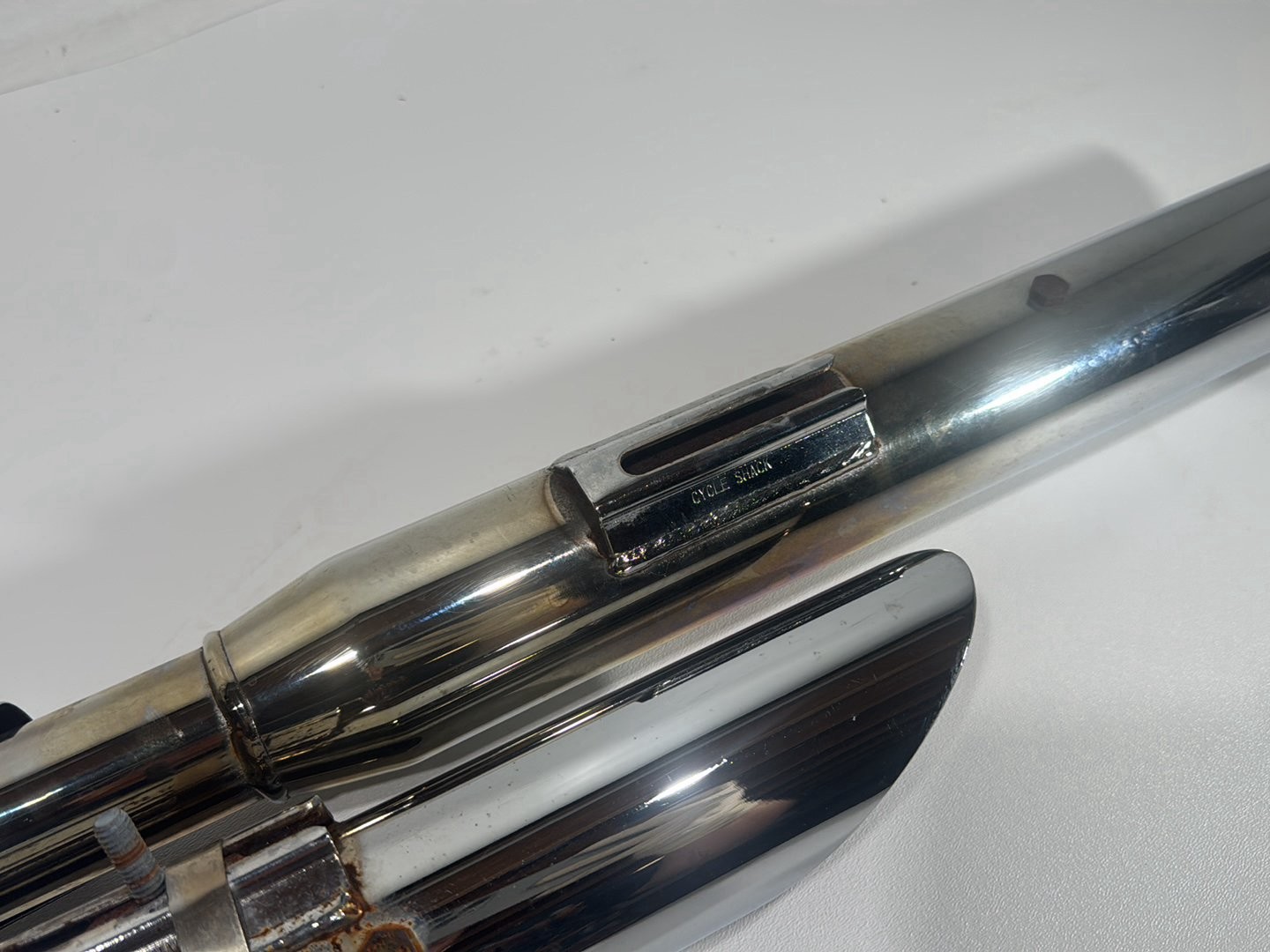 2004 Harley Softail FLSTC Heritage Classic OEM Exhaust Header Pipes Muffler