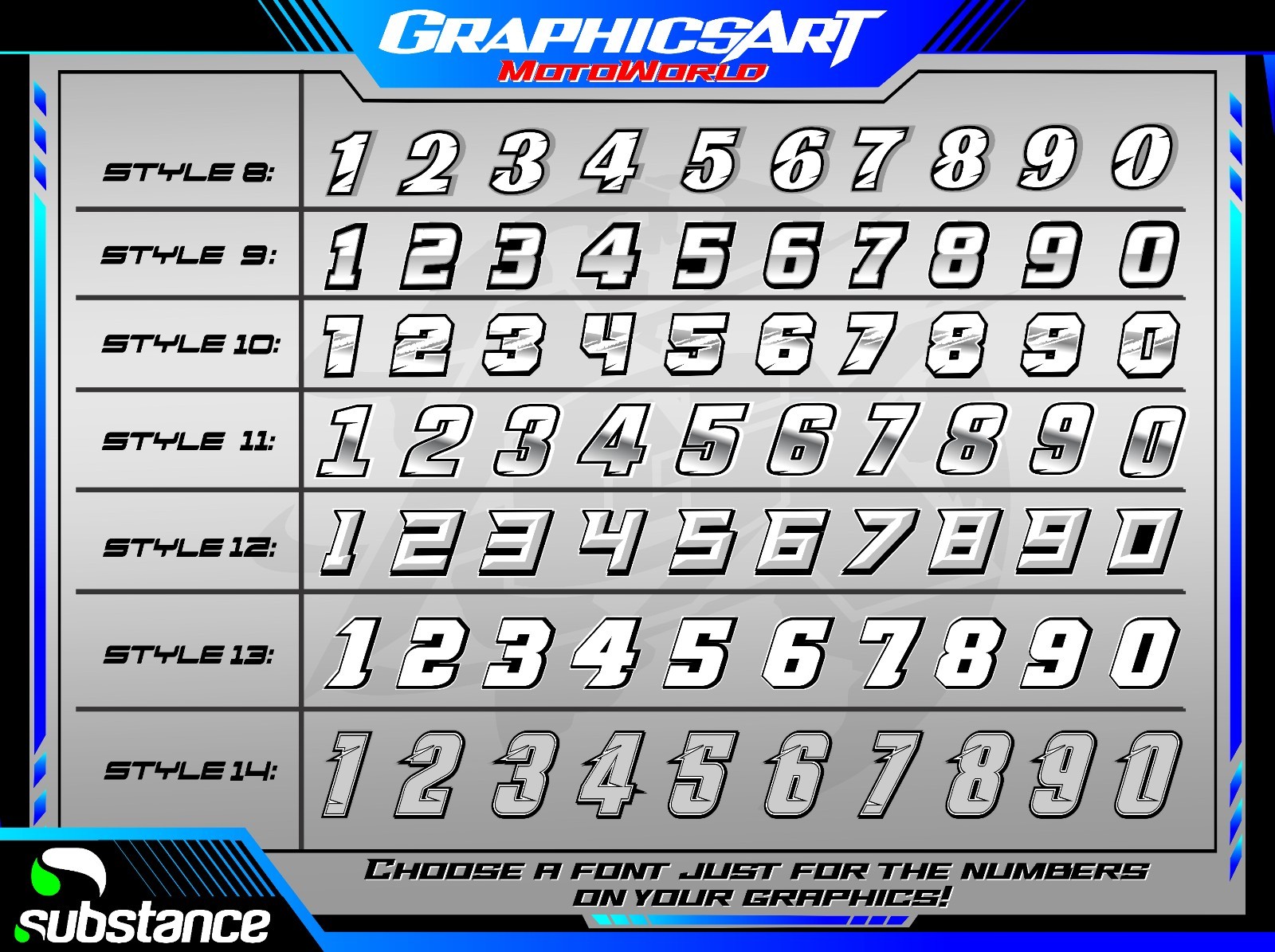 Yamaha YZ250F YZ450F WR250F WR450F 2020-2026 Graphics Kit Custom Decals 87