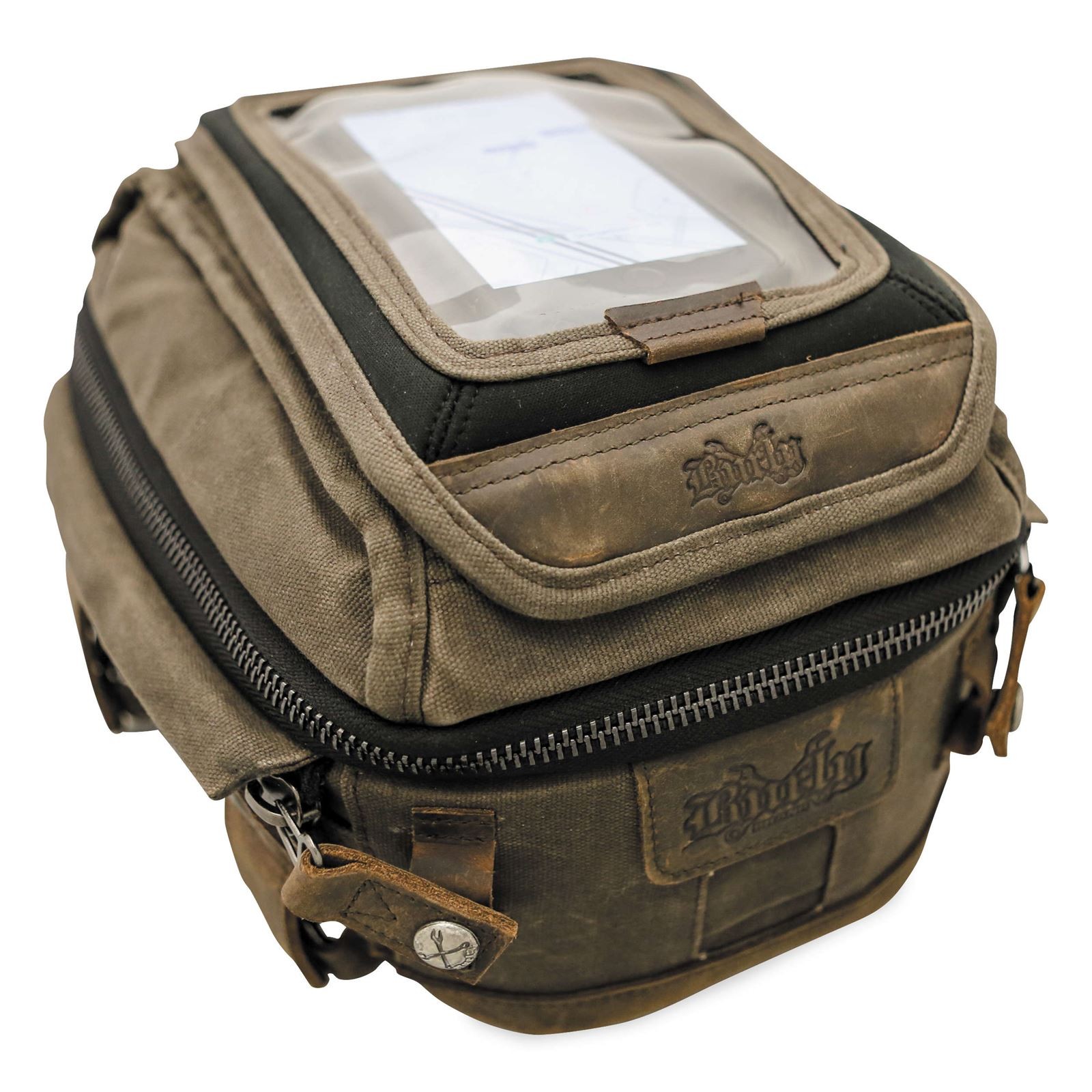 Burly Brand Tank Tail Bag – Wax Cotton B15-1010D