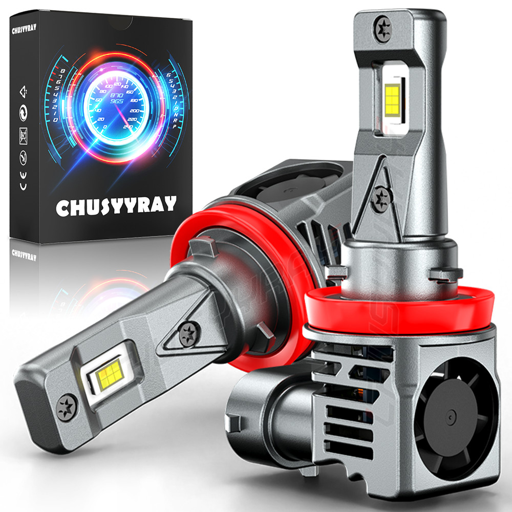 H9/H11 LED Headlight Bulbs High/Low Beam For Kawasaki ZX10r Ninja 2007 2008 2009