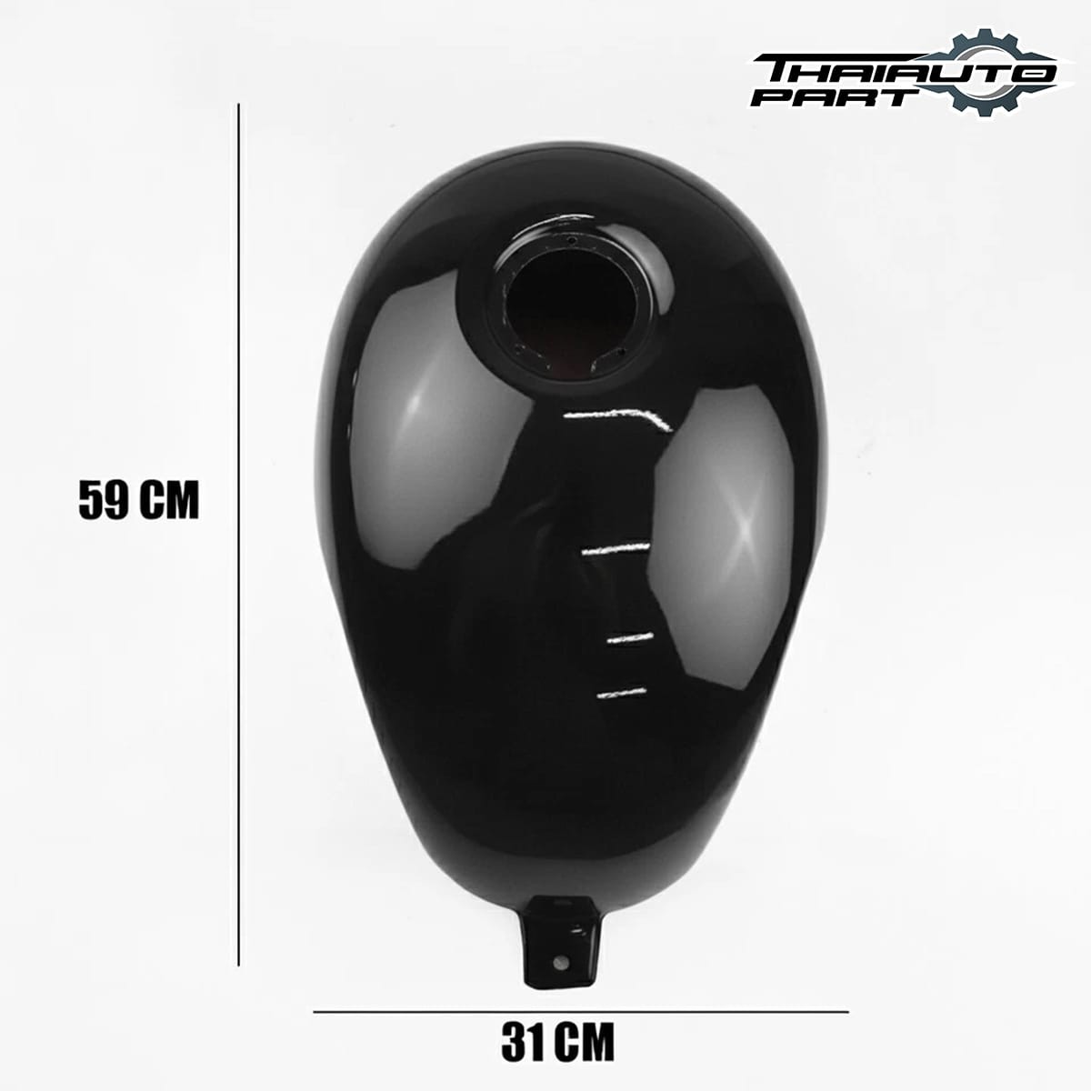 Cover Fuel Oil Tank Black ABS For Honda SCL CL300 CL500 2023-2025
