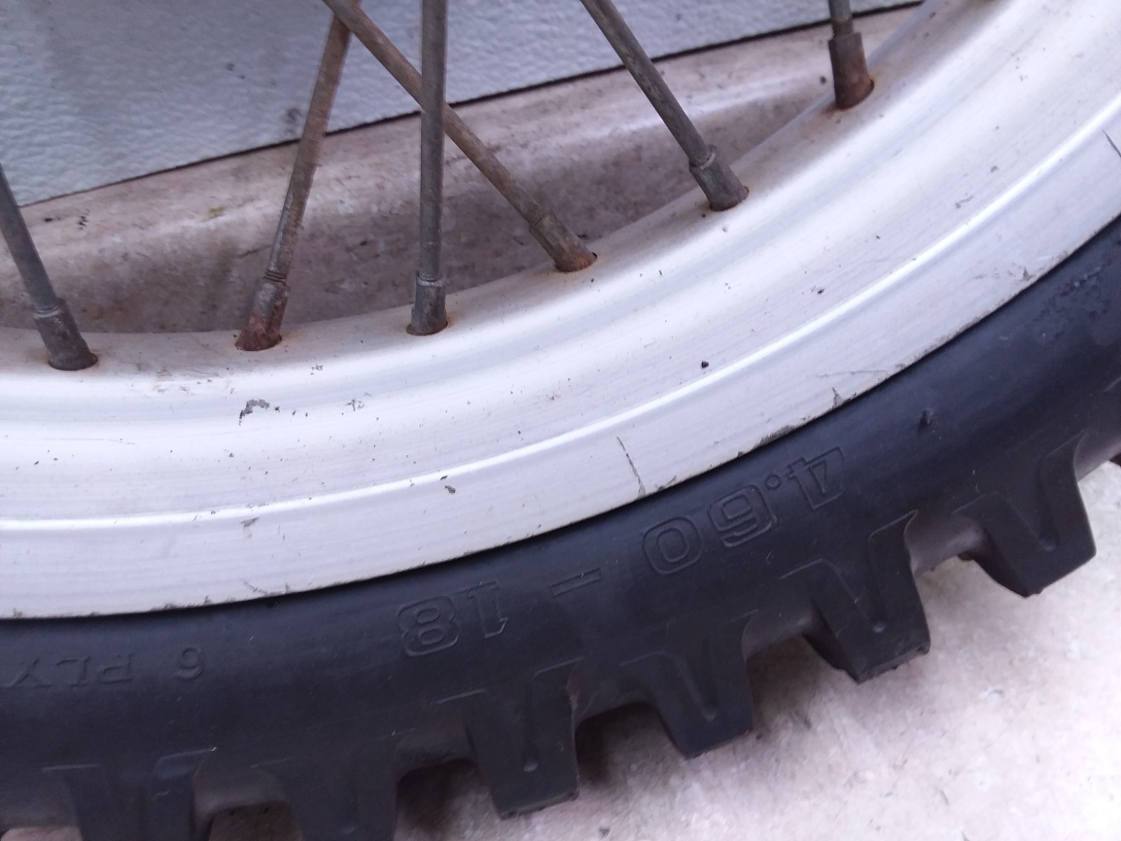 KTM 495 KTM495 Rear Wheel Rim & Sprocket 2.15×18 NORDISK OEM 1983 RB184 ANX-D6