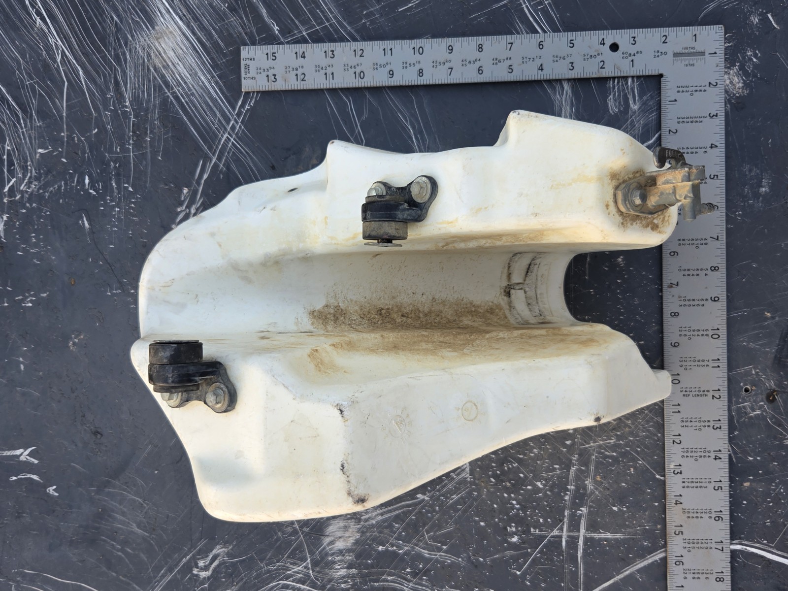 1996-2002 Honda CR80 WHITE 1.3 GALLON GAS TANK