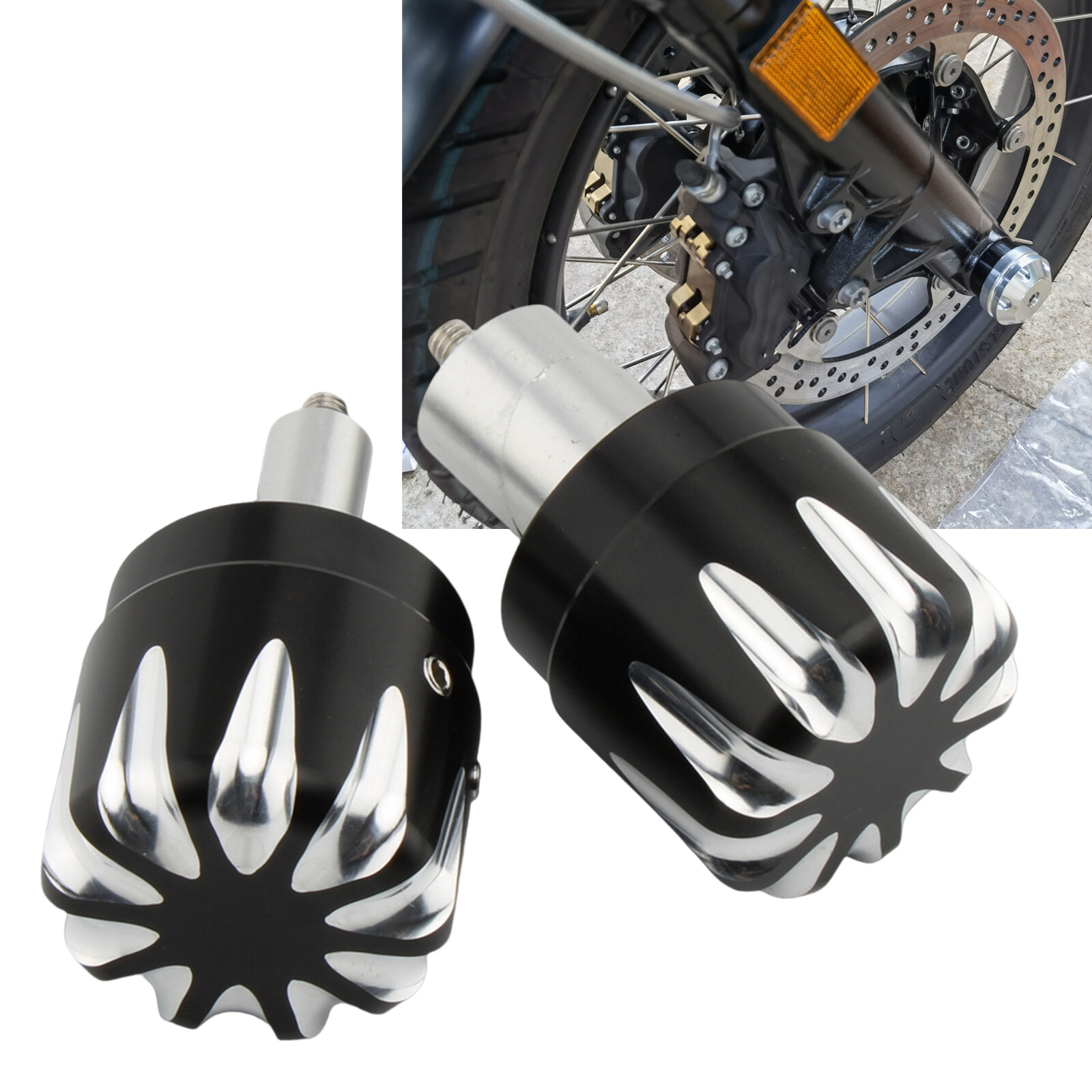 Front Wheel Axle Nut Cap Cover Fit For BMW RnineT Pure Scrambler Black White New