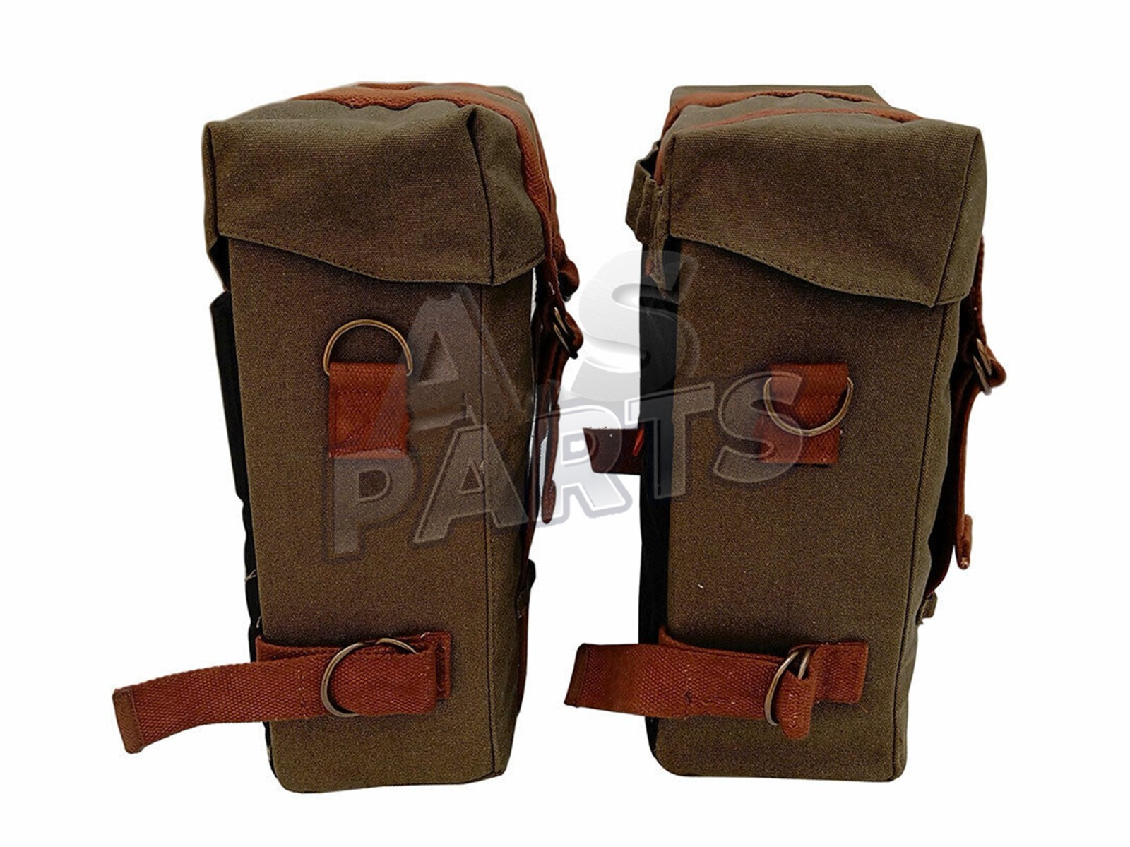 FIT FOR Royal Enfield Classic 350cc 500cc Olive Color Military Pannier Bags