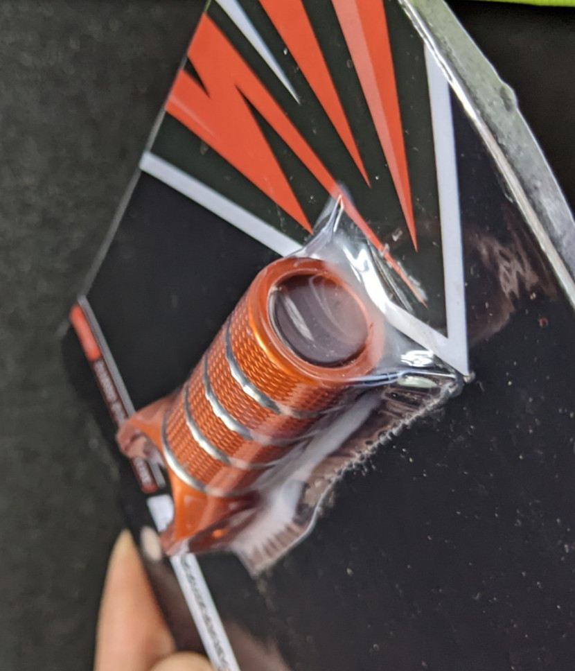NEW NIP SEALED JFG RACING DIRTBIKE ATV ATC KICK START FOOT PEG LEVER ORANGE ALUM