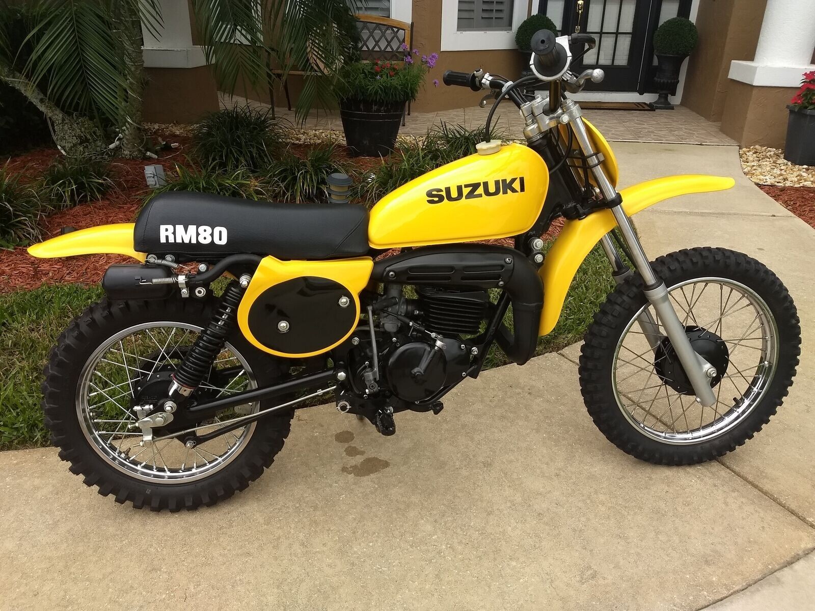 1976 1977 Suzuki RM80 tank sticker decal set VMX AHRMA WORKS MX RM 80 Mini Bike