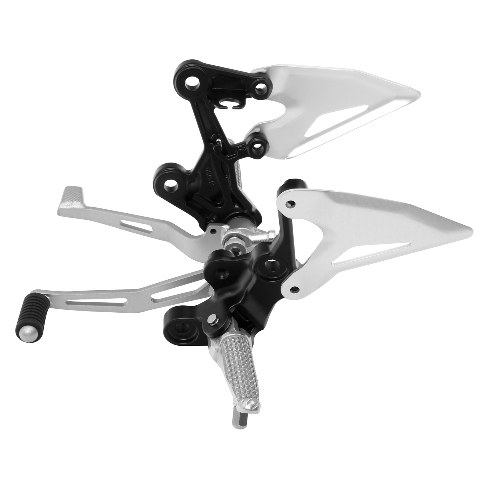 Driver Footpegs Pegs Bracket Fit For Kawasaki Ninja 400 2018-2023 Z400 2019-2023
