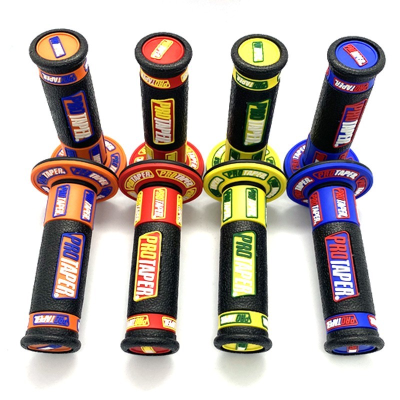 7/8″ Prtaper Hand Grips Yellow Handlebar Grip for Pit Dirt Bike Off-road ATV