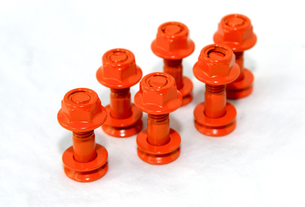 Kermaxx Powder Coated Sprocket Bolt Kit ORANGE