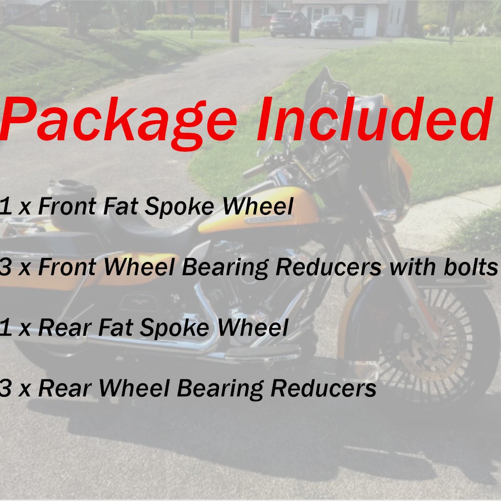 19×2.5 16X3 Fat Spoke Wheels Rims for Harley Softail Heritage classic Fatboy