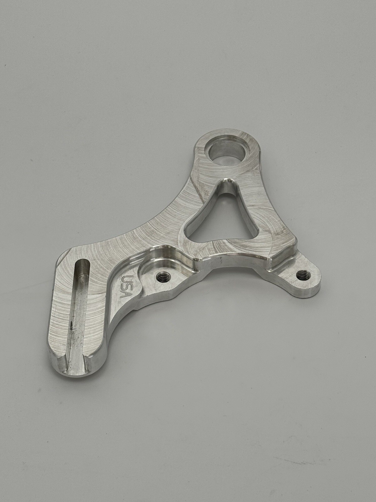 USA-MADE RAW BILLET 87-99 SOFTAIL REAR BRAKE CALIPER BRACKET HARLEY NO REDUCER