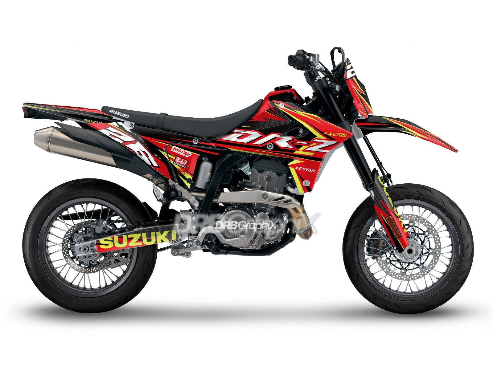 NEW Graphic kit for Suzuki DR-Z4S DR-Z4SM Graphic Decal Kit (MTX-RFY)