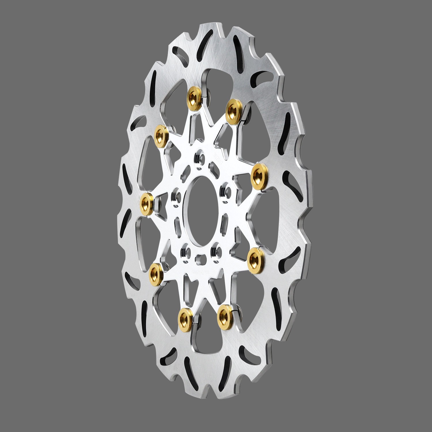 11.8″ Real Floating Front Brake Rotor Chrome for Harley 06-17 Dyna 14-later XL