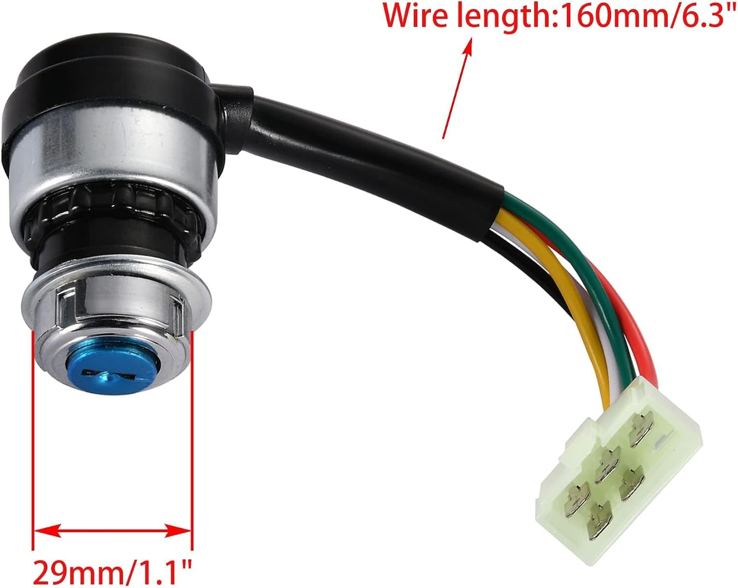 5 Pin Ignition Key Switch 50cc 70cc 90cc 110cc 125cc 150cc 200cc 250cc Dune Bugg
