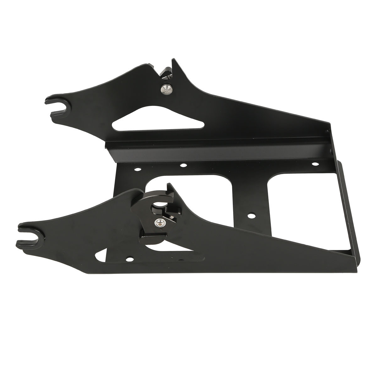 Detachable Two Up Pack Mounting Rack For Harley Tour Pak Touring 2009-2013 Black