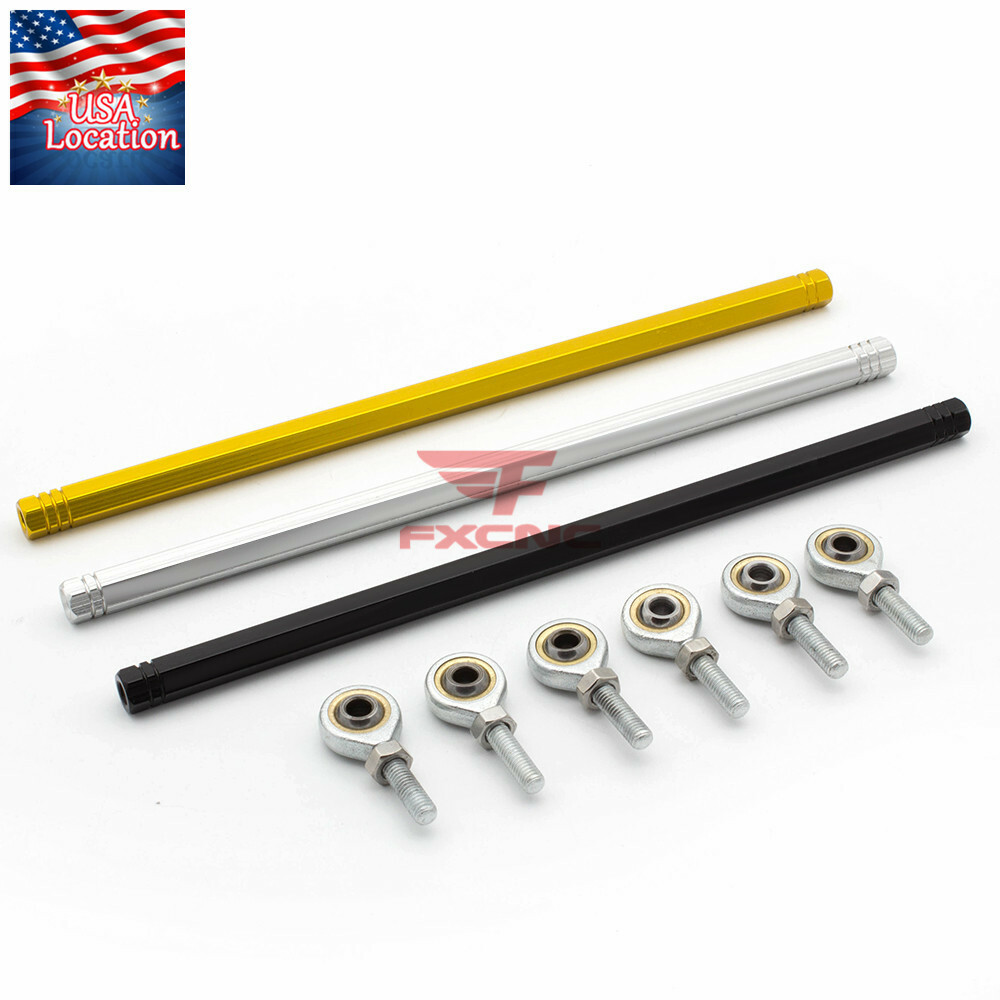 CNC Rearset Gear Shift Shifter Rod Linkage 40mm-280mm Universal Motorcycle USA