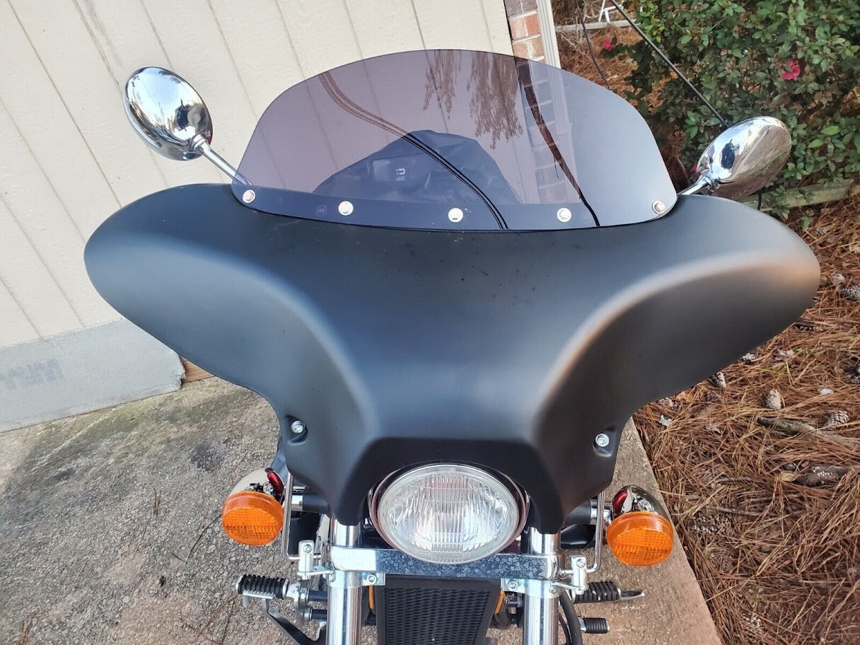 Fairing Batwing Windshield for Harley Nightster 975 RH975 2022-2023 ABS Plastic