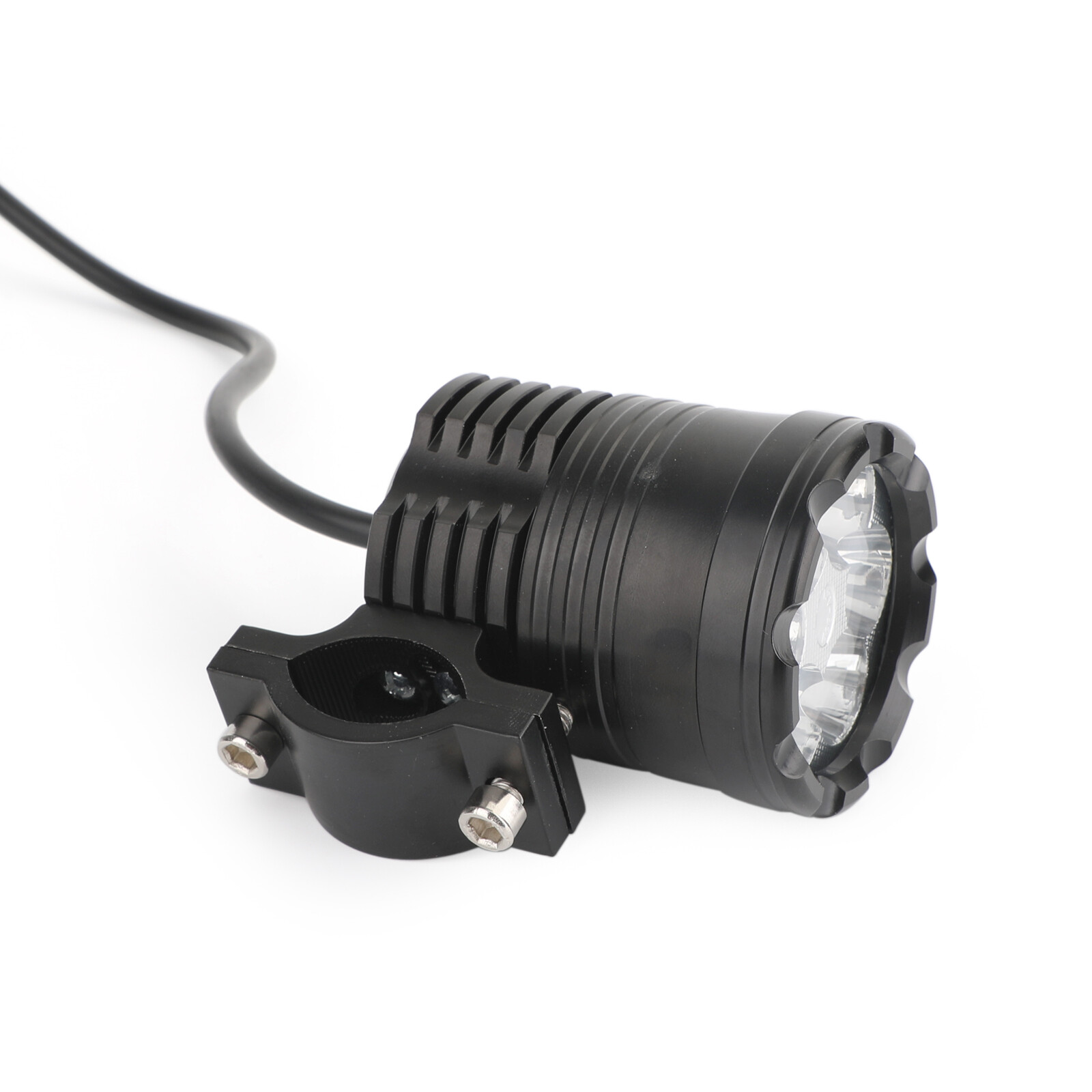12V-80V DC 1800LM 6 LED MTB Bicycle Motorcycle Light Bike Front Headlight UE