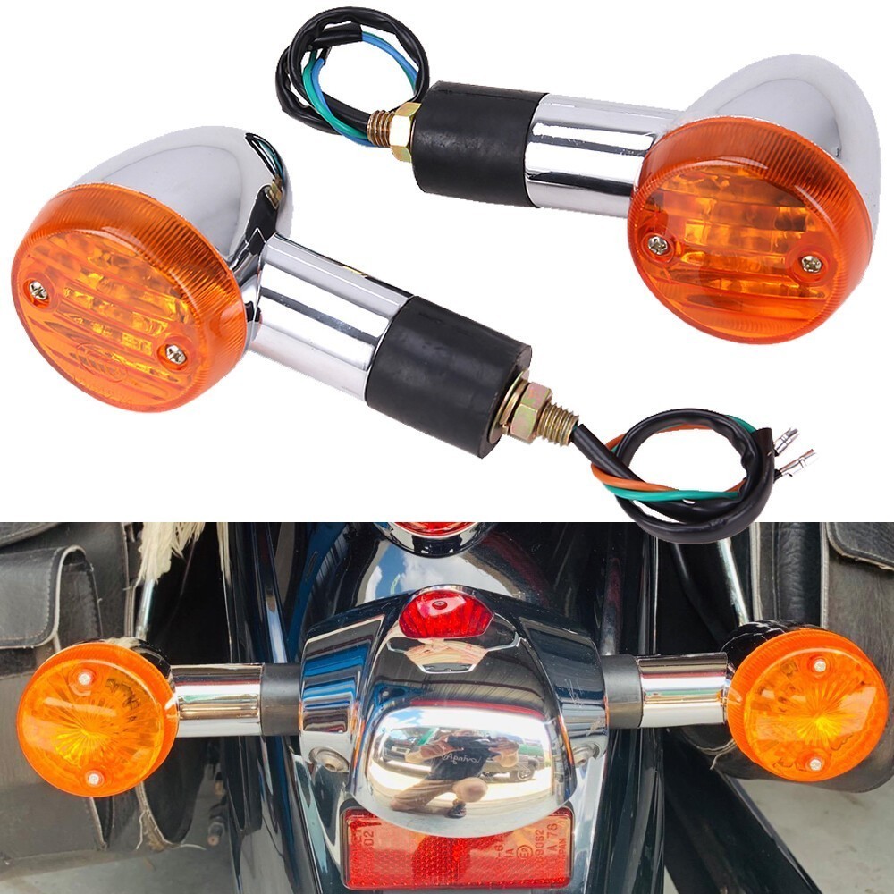 For Suzuki Intruder VL800 VL1500 VS1400 VS800 4X Turn Signal Light Blinker Amber