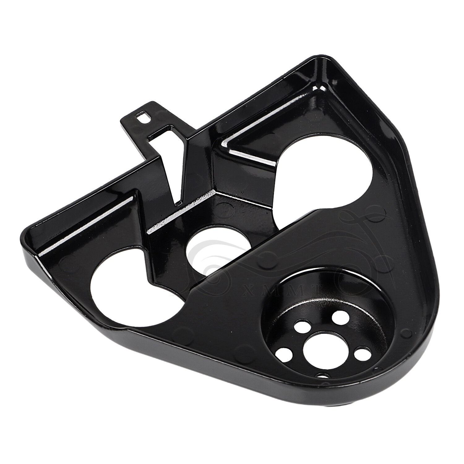 Black Zinc Alloy Handlebar Riser Cover Fit For Harley Road King Shrine SE FLHR