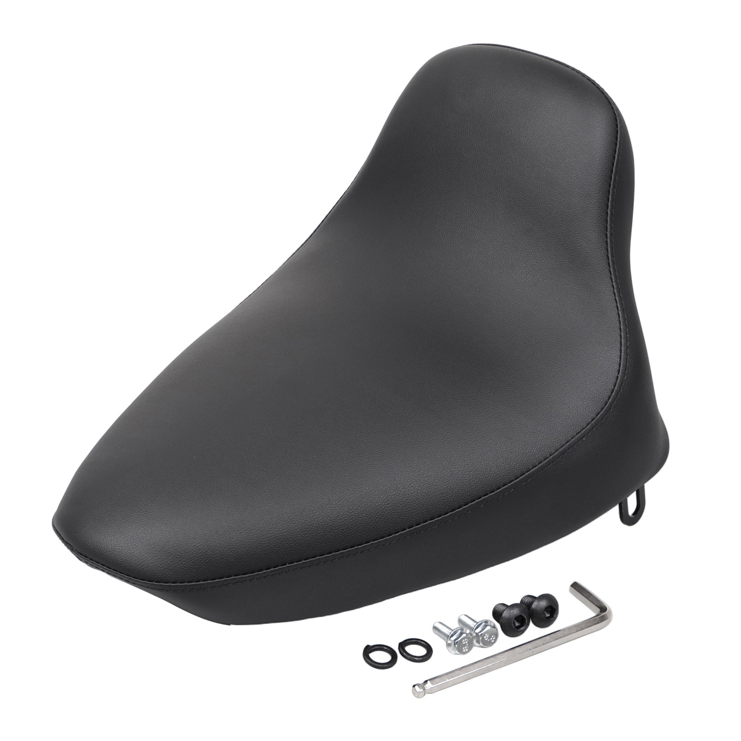 Synthetic Leather + Soft Foam Front Driver Solo Seat For Harley Softail Springer
