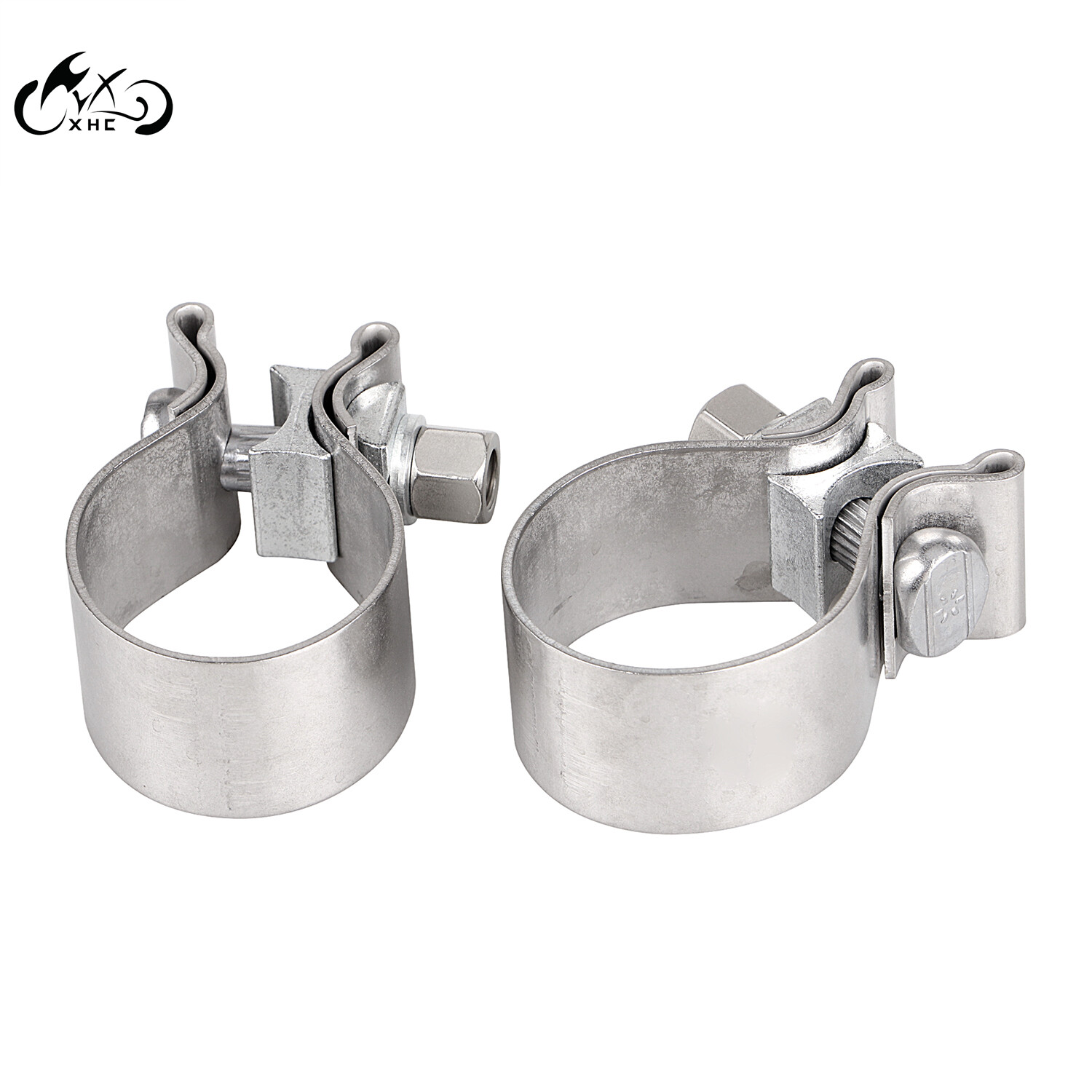 2x 1.75″ Exhaust Clamp on Headers For Harley Touring Road King Glide Ultra FLTRU