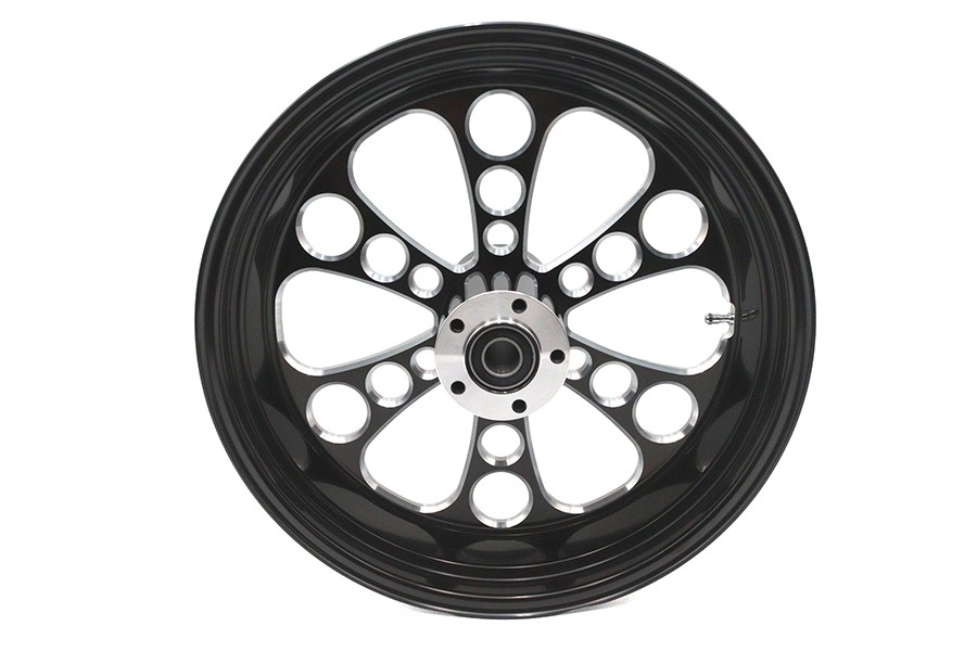 18 inch x 5.5 inch Kool Kat Rear Wheel Black Cut for Harley-Davidson