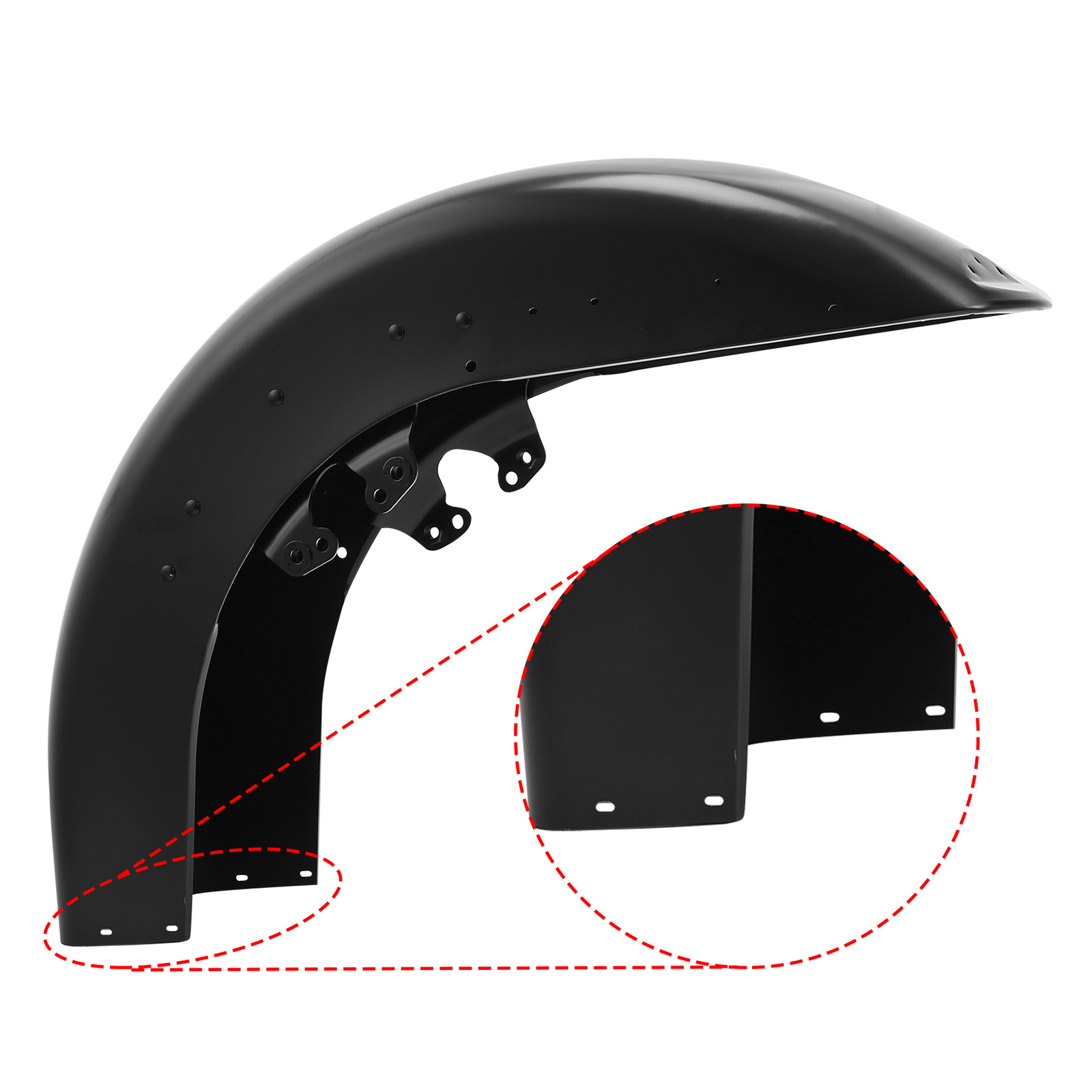 Unpainted Front Fender Fit For Harley Touring Street Road Glide 2014-2024