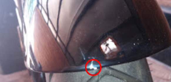 2023 Harley Davidson Road Glide Vivid Black Front Fender – Damaged