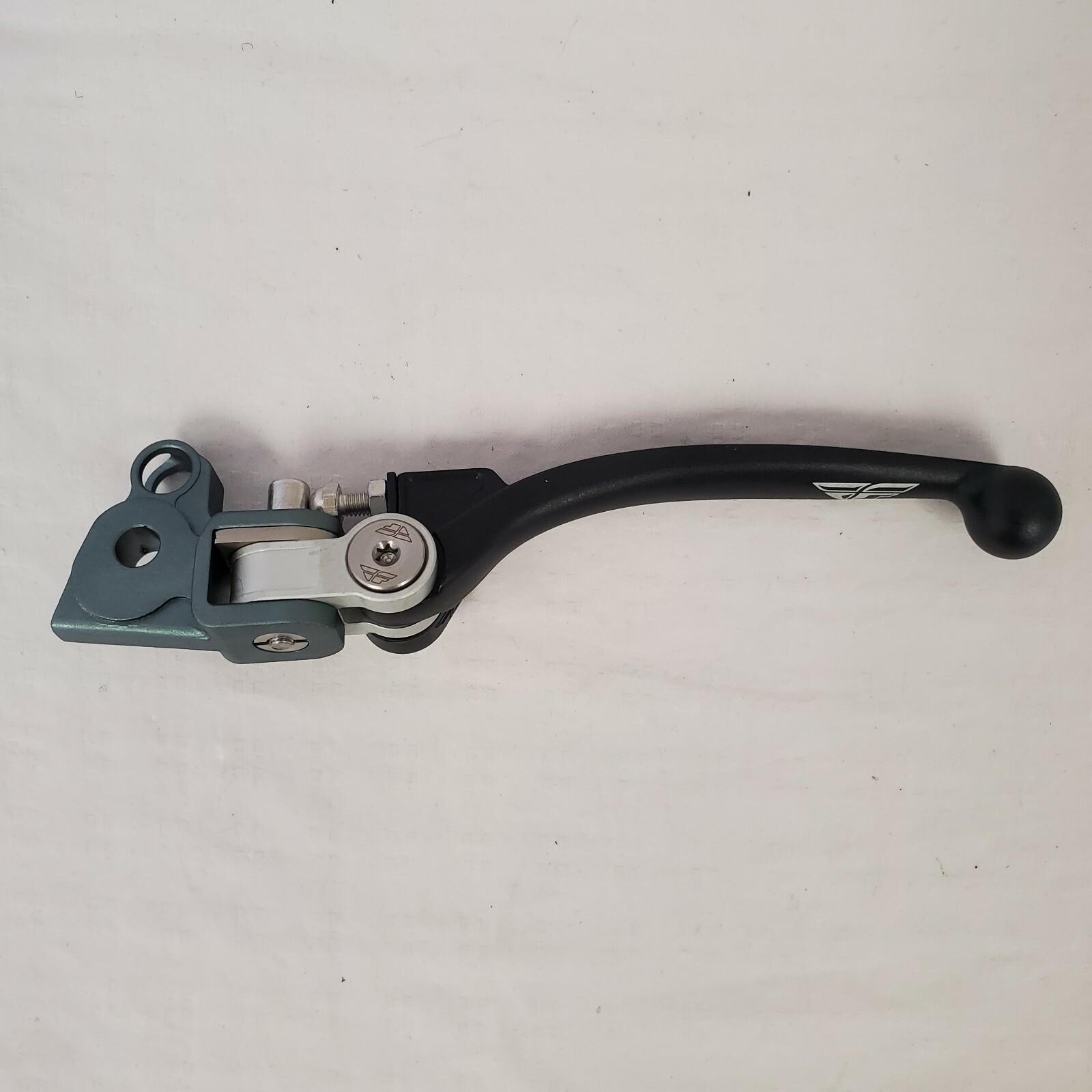 Fly Racing Tri-Pivot Clutch Lever for KX450F 19-20 Black/Silver Adjustable