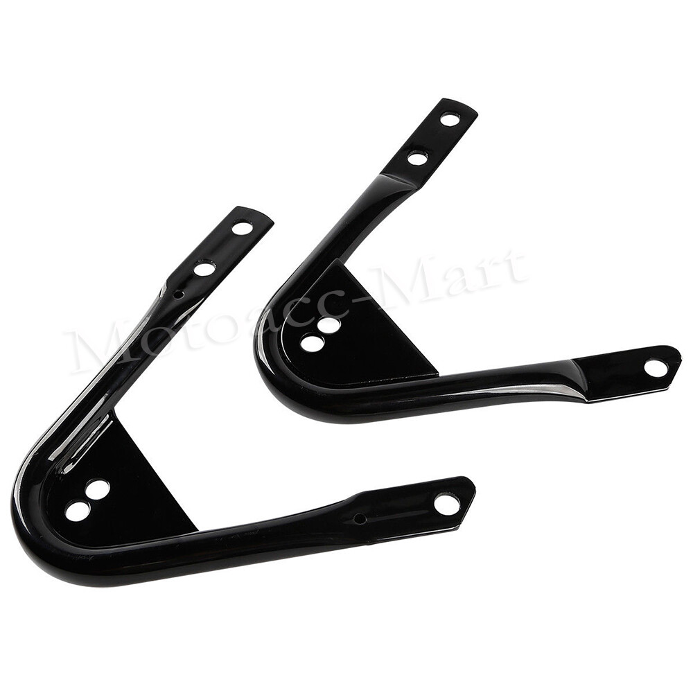 Detachable 2-up Tour Pack Pak Mount Rack + Docking Hardware Kit For Harley Glide